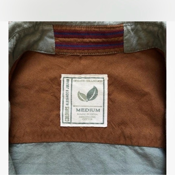 Alexander Julian Olive Button Down Shirt - Picture 3 of 4